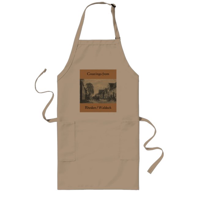 Rhoden / Waldeck Apron, Vintage Long Apron (Front)