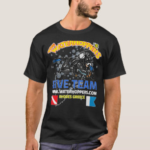 Rhodes Scuba Diving Dive Team By The Waterhoppers T-Shirt