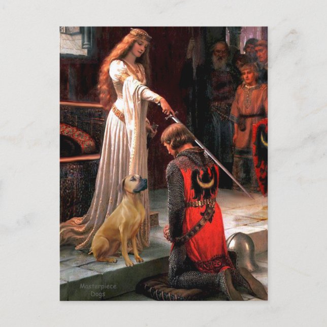 Rhodesian Ridgeback 2 - The Accolade Postcard (Front)