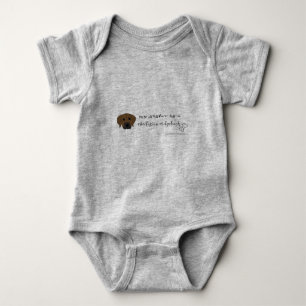 rhodesian ridgeback baby bodysuit