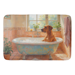 Rhodesian Ridgeback Bath Time Stylish Bathroom Mat