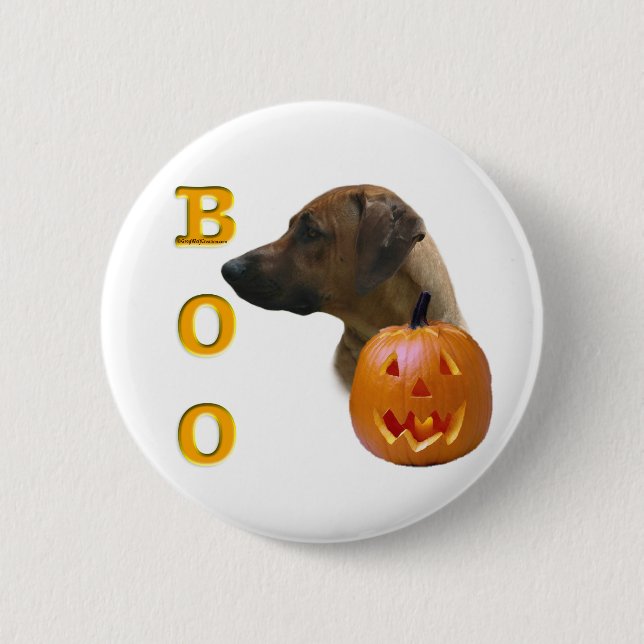 Rhodesian Ridgeback Boo 6 Cm Round Badge (Front)