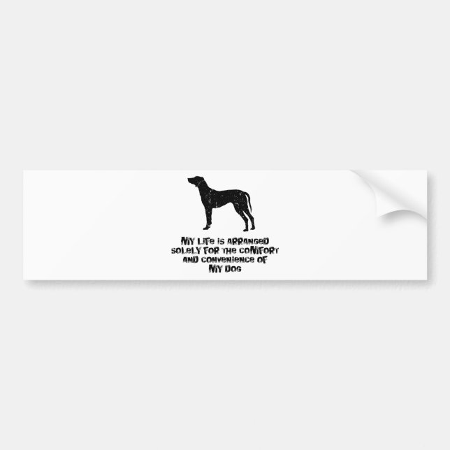 Rhodesian Ridgeback Bumper Sticker (Front)