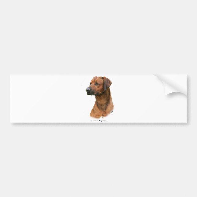 Rhodesian Ridgeback Bumper Sticker (Front)