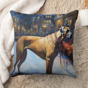 Rhodesian Ridgeback Christmas Festive Season Cushion