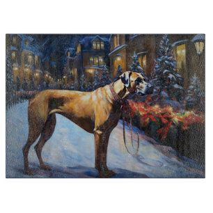 Rhodesian Ridgeback Christmas Festive Season Cutting Board