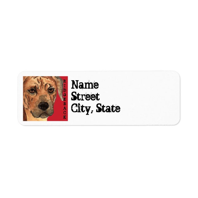 Rhodesian Ridgeback Colour Block (Front)