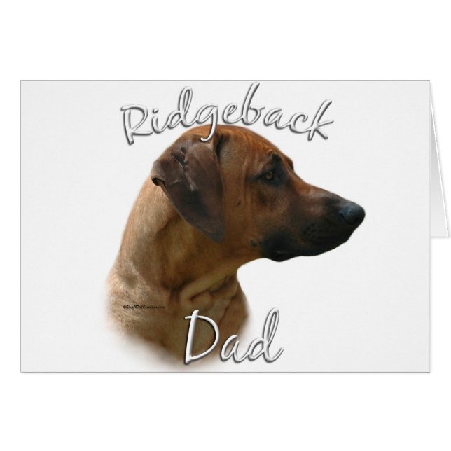 Rhodesian Ridgeback Dad 2 (Front Horizontal)