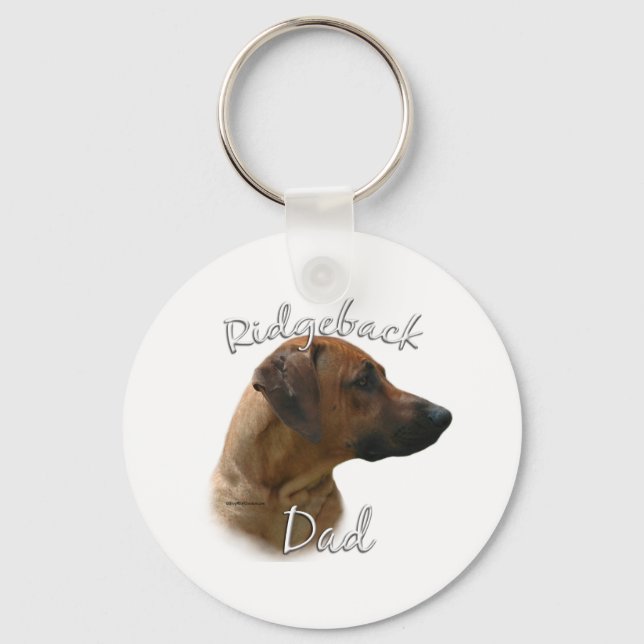 Rhodesian Ridgeback Dad 2 Key Ring (Front)
