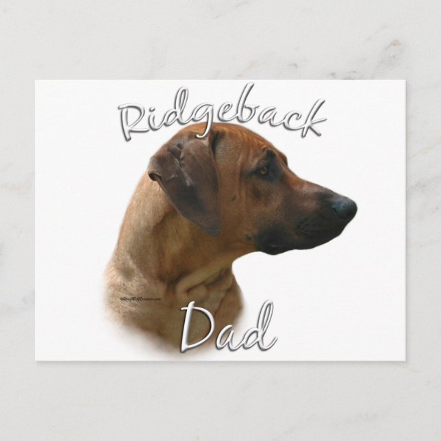 Rhodesian Ridgeback Dad 2 Postcard (Front)