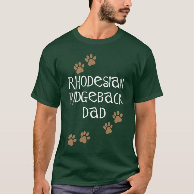 Rhodesian Ridgeback Dad T-Shirt (Front)