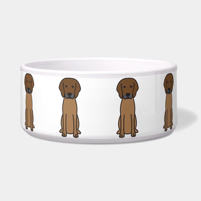 Rhodesian Ridgeback Dog Cartoon (Front)