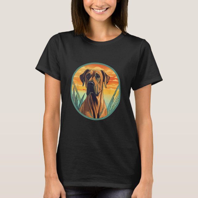 Rhodesian Ridgeback Dog Cute Dog Breed T-Shirt (Front)