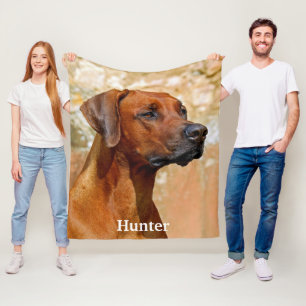 Rhodesian Ridgeback Dog Fleece Blanket