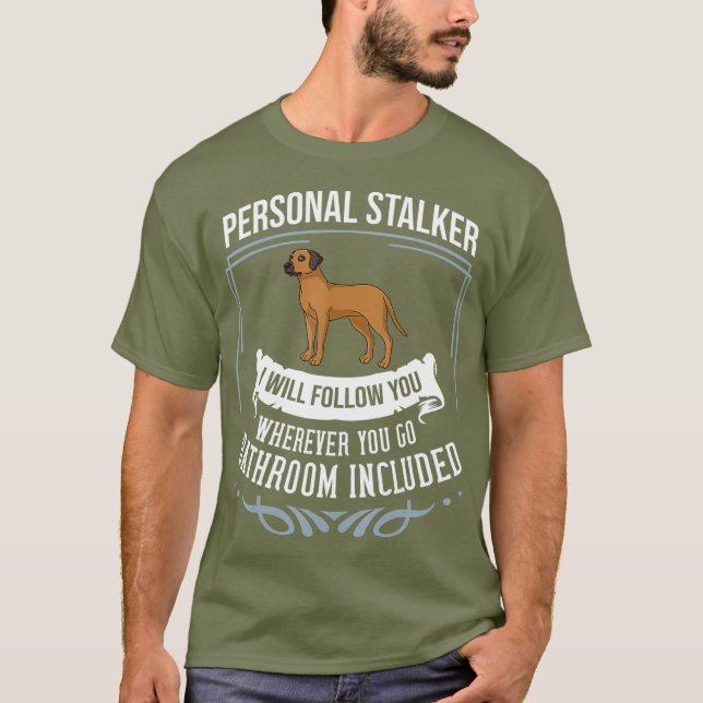 Rhodesian Ridgeback Dog Puppies Owner Lover _12 T-Shirt (Front)