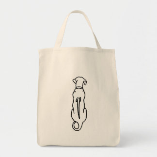 Rhodesian Ridgeback grocery tote