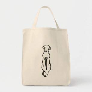 Rhodesian Ridgeback grocery tote Bag