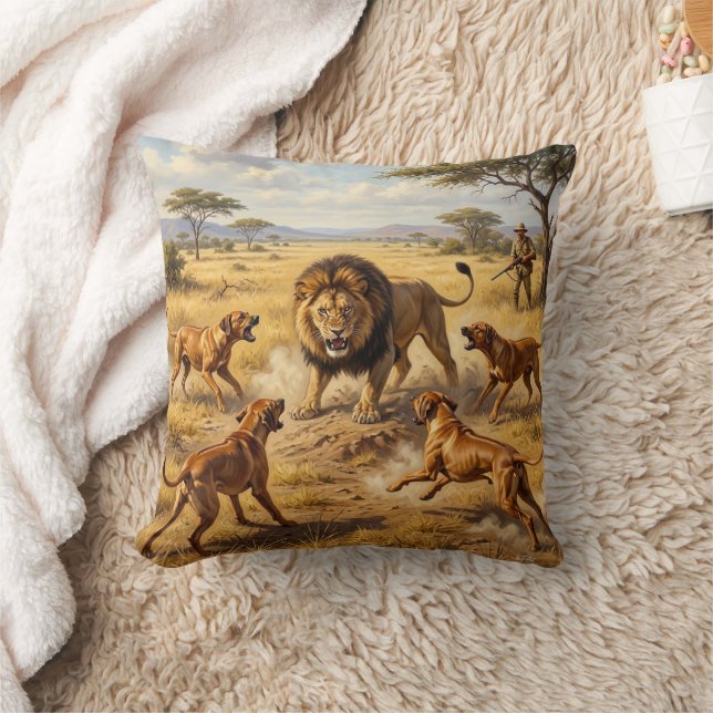 Rhodesian Ridgeback Lion Hound Art Cushion (Blanket)