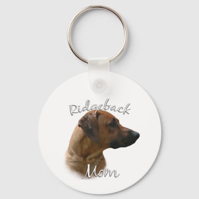 Rhodesian Ridgeback Mum 2 Key Ring (Front)