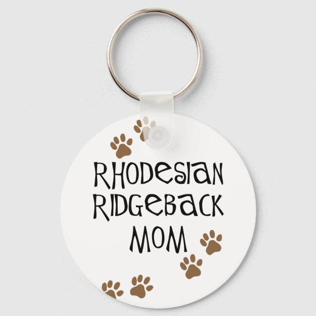 Rhodesian Ridgeback Mum Key Ring (Front)