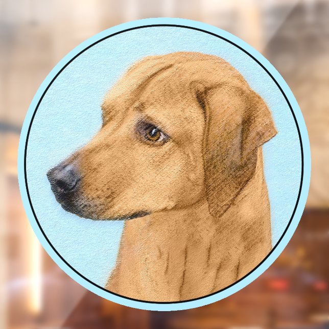 Rhodesian Ridgeback Painting - Original Dog Art (Sheet 2)