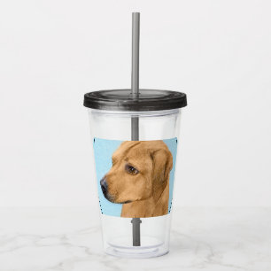 Rhodesian Ridgeback Painting - Original Dog Art Acrylic Tumbler