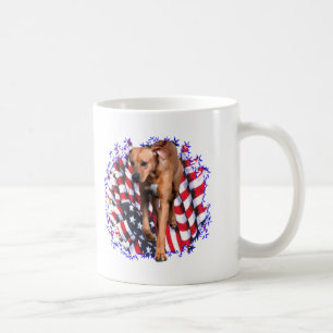 Rhodesian Ridgeback Patriot Coffee Mug