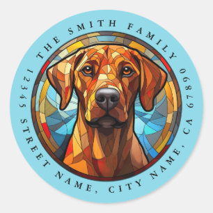 Rhodesian Ridgeback Round Stickers