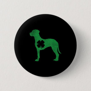 Rhodesian Ridgeback -shamrock St. Patricks Day Sai 6 Cm Round Badge