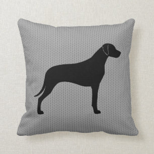 Rhodesian Ridgeback Silhouette Cushion