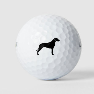 Rhodesian Ridgeback Silhouette Golf Balls