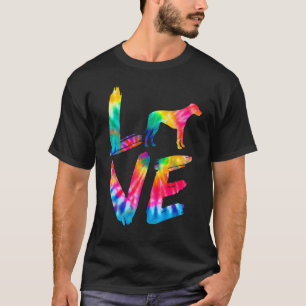 Rhodesian Ridgeback Tie Dye Love Dog Mum Dad T-Shirt
