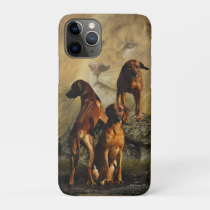 Rhodesian Ridgeback with Lion   Case-Mate iPhone Case