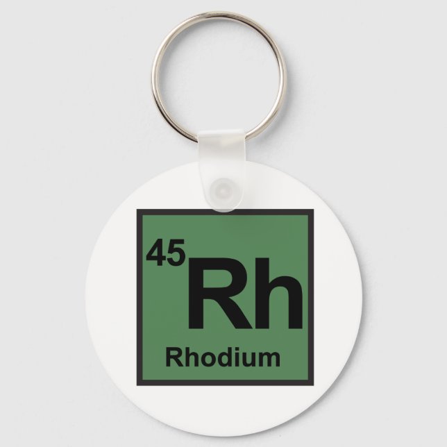 Rhodium Keychain (Front)