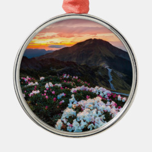 Rhododendron Blooming Taroko National Park Metal Tree Decoration