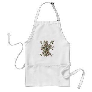 Rhododendron Botanical Flower Standard Apron
