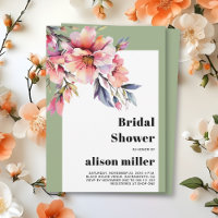 Rhododendron branch with flowers bridal shower