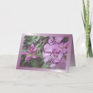 rhododendron inspirational-customise card