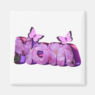 Rhododendron Mum Magnet
