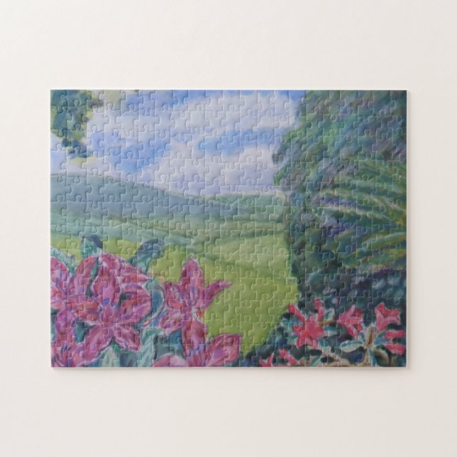 Rhododendron Valley Jigsaw Puzzle (Horizontal)