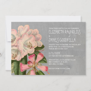 Rhododendron Wedding Invitations