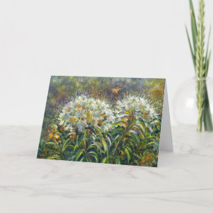 “Rhododendrons and Bee” Card