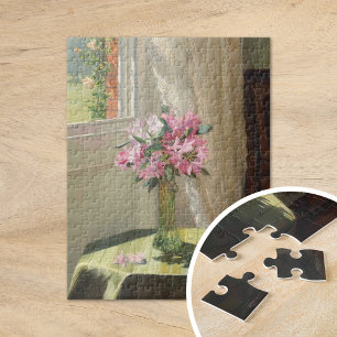 Rhododendrons by a Window   Jessica Hayllar Jigsaw Puzzle