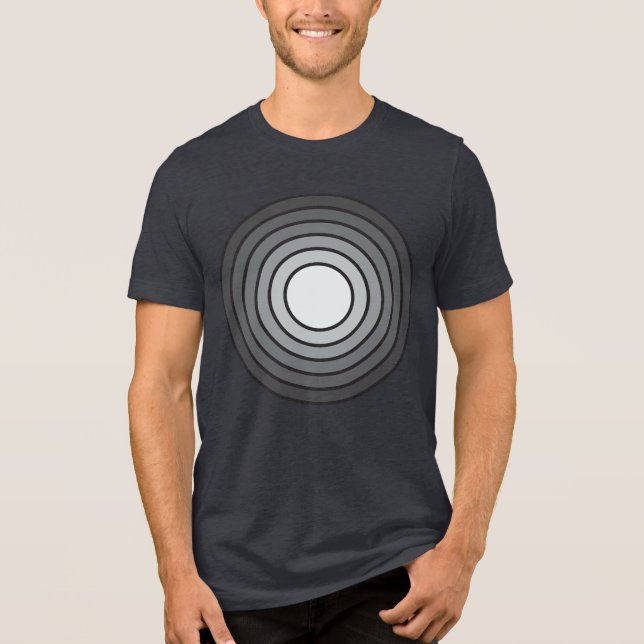 Rholmn (Combined Gray) Tri-Blend Shirt (Front)