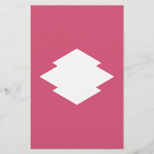 Rhombic pine bark stationery