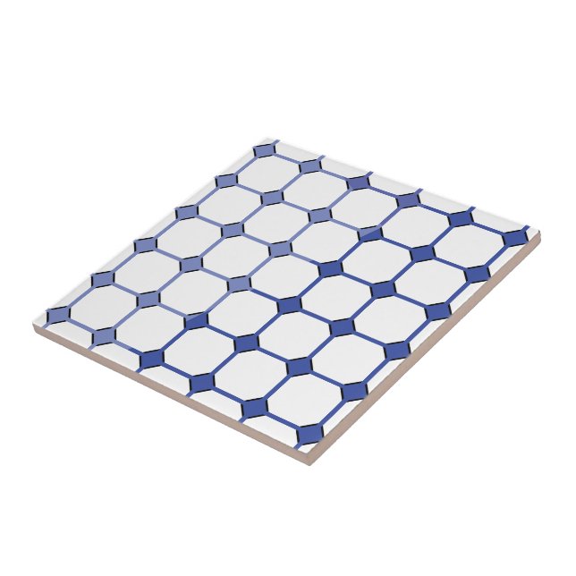 Rhombus Attractive Ceramic Tile (Side)