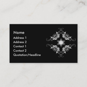 rhombus business card