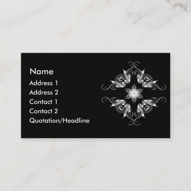 rhombus business card (Front)