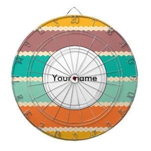 Rhombus rows abstract design dartboard