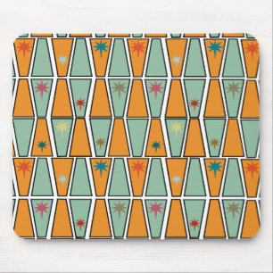 Rhombuses with Starbursts Mouse Pad